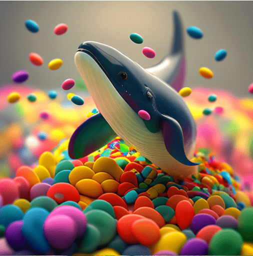 Orca swimming in candy content generation gpt 3 openai relataly