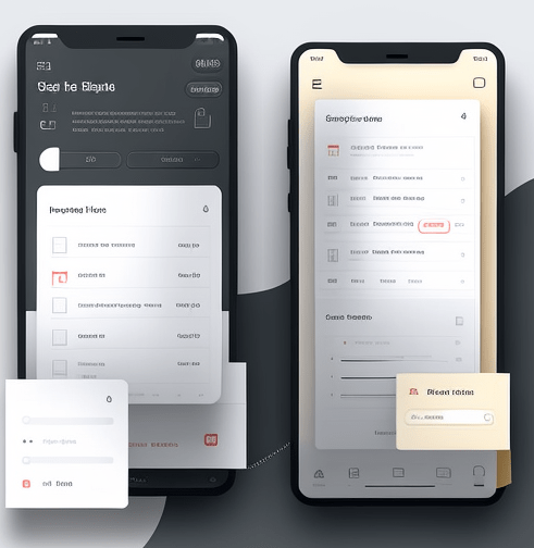 Ui app design machine learning underwriting in surance